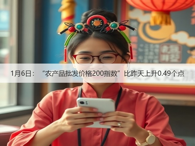 1月6日:“农产品批发价格200指数”比昨天上升0.49个点(图3) 1月6日:“农产品批发价格200指数”比昨天上升0.49个点(图3)