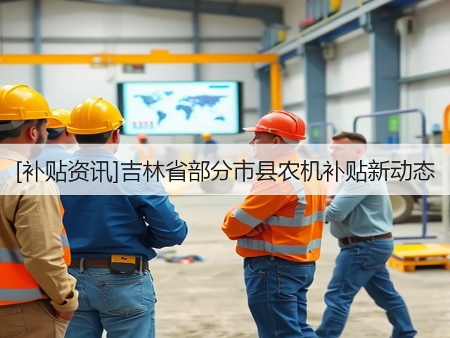 [补贴资讯]吉林省部分市县农机补贴新动态(图1)