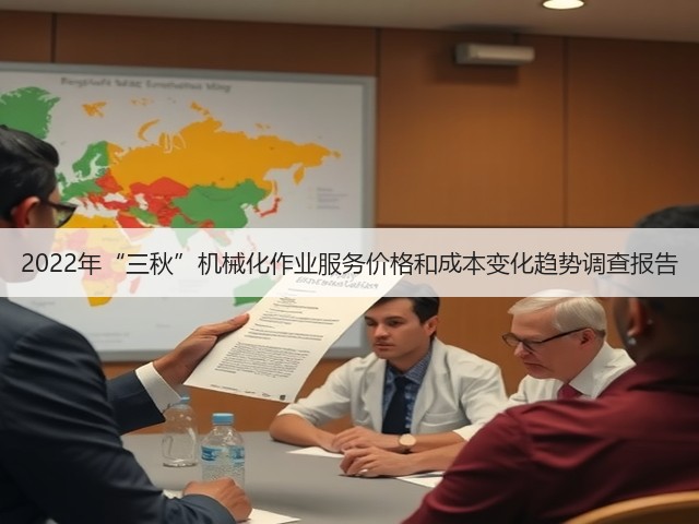 2022年“三秋”机械化作业服务价格和成本变化趋势调查报告(图3) 2022年“三秋”机械化作业服务价格和成本变化趋势调查报告(图3)