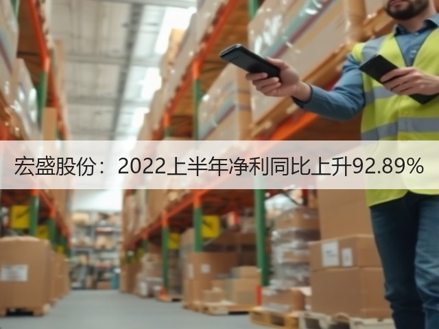 宏盛股份：2022上半年净利同比上升92.89%(图3)