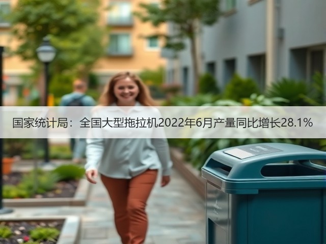 国家统计局:全国大型拖拉机2022年6月产量同比增长28.1%(图1) 国家统计局:全国大型拖拉机2022年6月产量同比增长28.1%(图1)