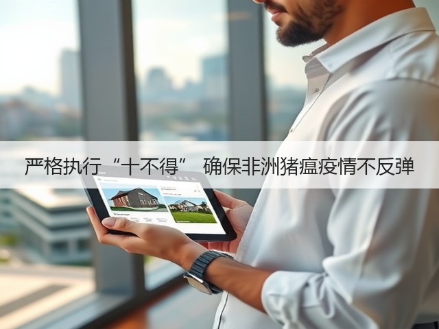 严格执行“十不得” 确保非洲猪瘟疫情不反弹(图2) 严格执行“十不得” 确保非洲猪瘟疫情不反弹(图2)