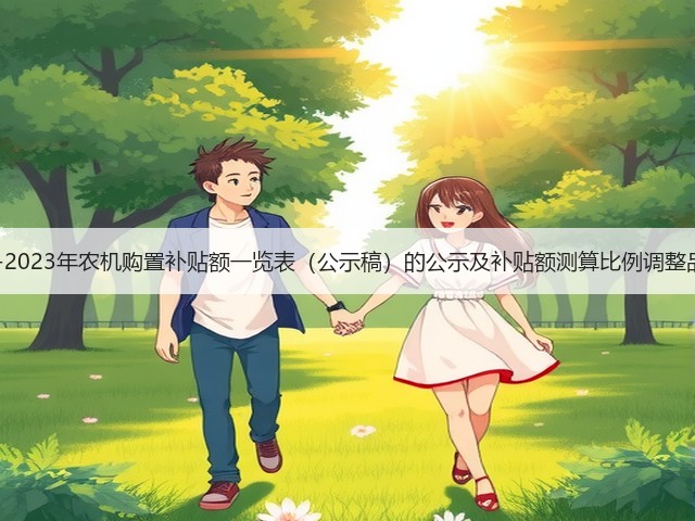 海南省2021-2023年农机购置补贴额一览表(公示稿)的公示及补贴额测算比例调整品目征求意见(图3) 海南省2021-2023年农机购置补贴额一览表(公示稿)的公示及补贴额测算比例调整品目征求意见(图3)