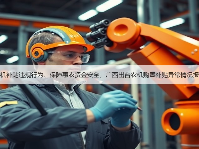 打击农机补贴违规行为、保障惠农资金安全,广西出台农机购置补贴异常情况报告制度(图2) 打击农机补贴违规行为、保障惠农资金安全,广西出台农机购置补贴异常情况报告制度(图2)