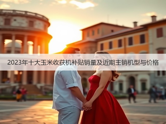 2023年十大玉米收获机补贴销量及近期主销机型与价格(图2) 2023年十大玉米收获机补贴销量及近期主销机型与价格(图2)