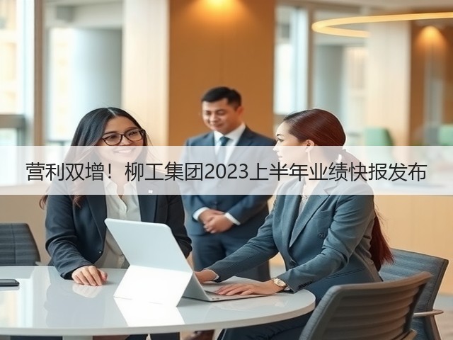 营利双增！柳工集团2023上半年业绩快报发布(图3)