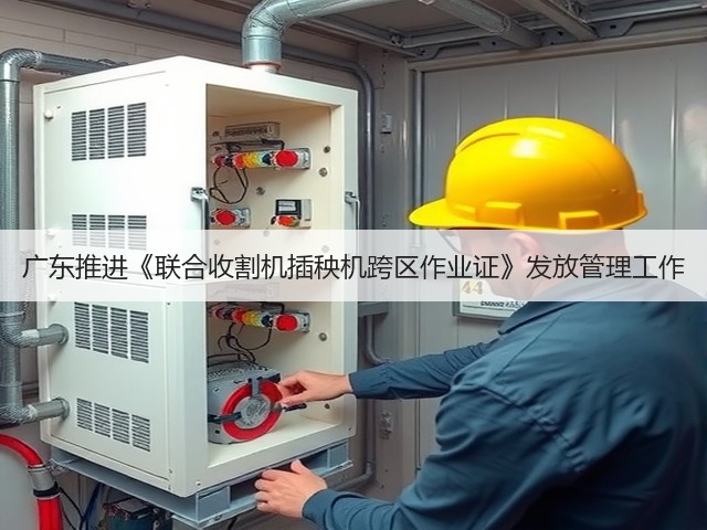 广东推进《联合收割机插秧机跨区作业证》发放管理工作(图2)