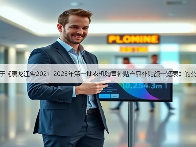 关于《黑龙江省2021-2023年第一批农机购置补贴产品补贴额一览表》的公示(图2) 关于《黑龙江省2021-2023年第一批农机购置补贴产品补贴额一览表》的公示(图2)