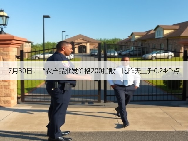 7月30日:“农产品批发价格200指数”比昨天上升0.24个点(图1) 7月30日:“农产品批发价格200指数”比昨天上升0.24个点(图1)