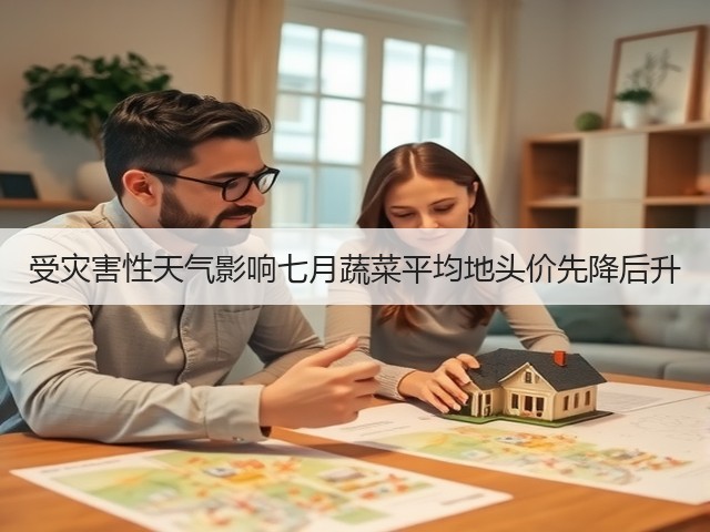 受灾害性天气影响七月蔬菜平均地头价先降后升(图2)