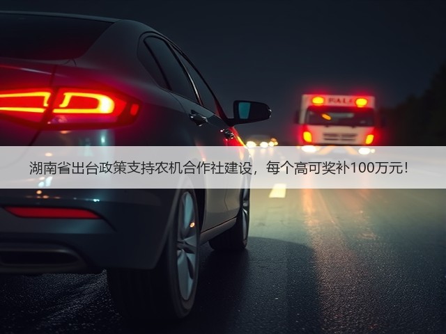 湖南省出台政策支持农机合作社建设,每个高可奖补100万元!(图3) 湖南省出台政策支持农机合作社建设,每个高可奖补100万元!(图3)