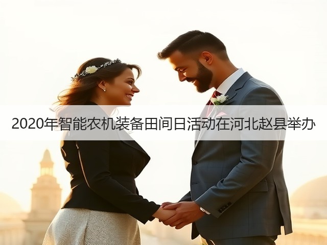 2020年智能农机装备田间日活动在河北赵县举办(图1)