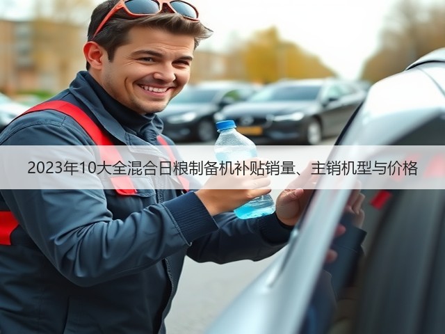2023年10大全混合日粮制备机补贴销量、主销机型与价格(图3)