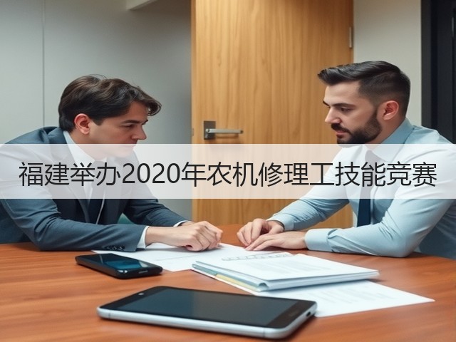 福建举办2020年农机修理工技能竞赛(图2)