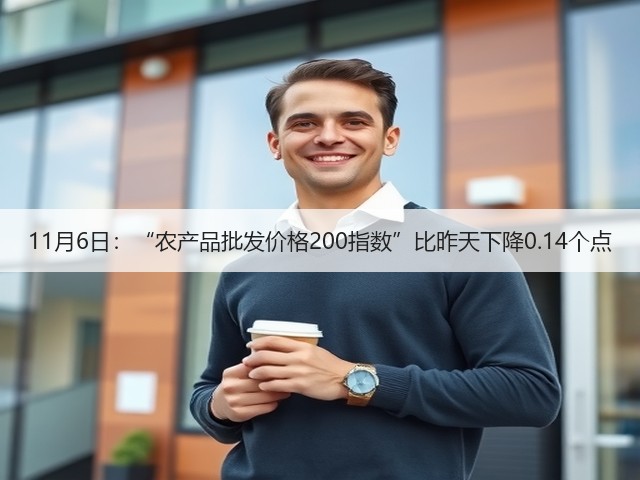 11月6日:“农产品批发价格200指数”比昨天下降0.14个点(图2) 11月6日:“农产品批发价格200指数”比昨天下降0.14个点(图2)
