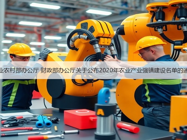农业农村部办公厅 财政部办公厅关于公布2020年农业产业强镇建设名单的通知(图1)