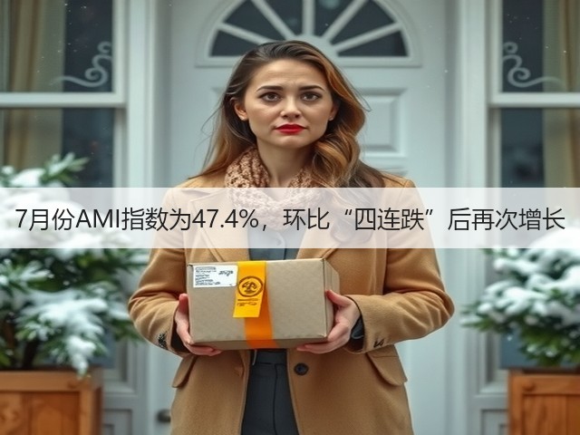 7月份AMI指数为47.4%，环比“四连跌”后再次增长(图2)