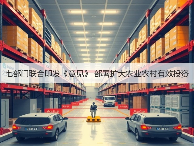 七部门联合印发《意见》 部署扩大农业农村有效投资(图3)