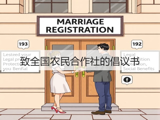 致全国农民合作社的倡议书(图1) 致全国农民合作社的倡议书(图1)