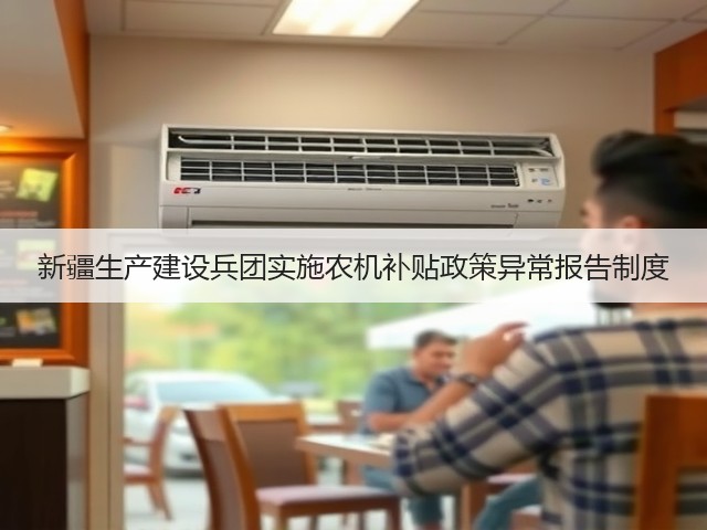 新疆生产建设兵团实施农机补贴政策异常报告制度(图1)
