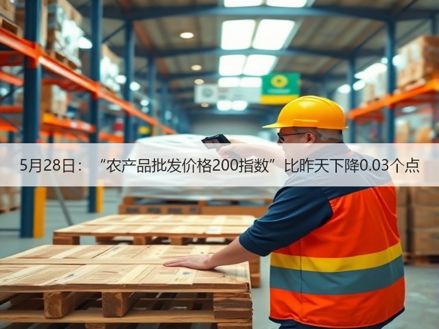 5月28日:“农产品批发价格200指数”比昨天下降0.03个点(图1) 5月28日:“农产品批发价格200指数”比昨天下降0.03个点(图1)