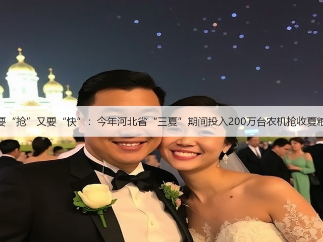 要“抢”又要“快”:今年河北省“三夏”期间投入200万台农机抢收夏粮(图1) 要“抢”又要“快”:今年河北省“三夏”期间投入200万台农机抢收夏粮(图1)