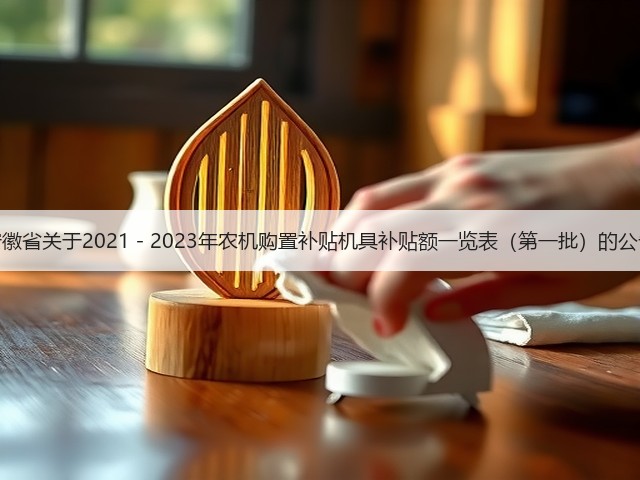 安徽省关于2021-2023年农机购置补贴机具补贴额一览表(第一批)的公告(图1) 安徽省关于2021-2023年农机购置补贴机具补贴额一览表(第一批)的公告(图1)