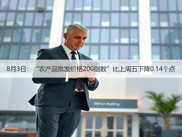8月3日:“农产品批发价格200指数”比上周五下降0.14个点(图1) 8月3日:“农产品批发价格200指数”比上周五下降0.14个点(图1)