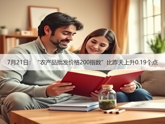 7月21日:“农产品批发价格200指数”比昨天上升0.19个点(图3) 7月21日:“农产品批发价格200指数”比昨天上升0.19个点(图3)