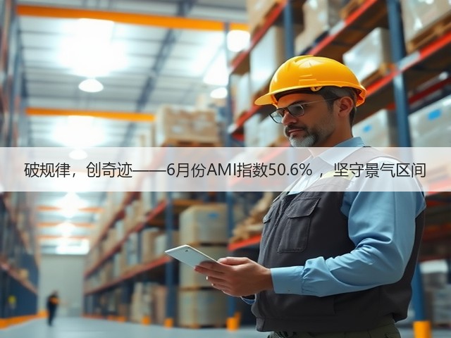 破规律,创奇迹——6月份AMI指数50.6% ,坚守景气区间(图3) 破规律,创奇迹——6月份AMI指数50.6% ,坚守景气区间(图3)