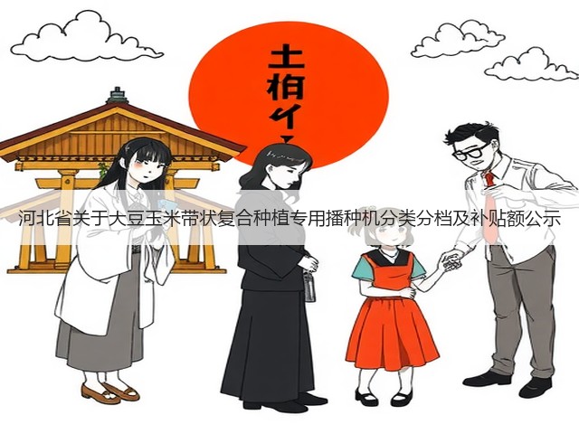 河北省关于大豆玉米带状复合种植专用播种机分类分档及补贴额公示(图3) 河北省关于大豆玉米带状复合种植专用播种机分类分档及补贴额公示(图3)