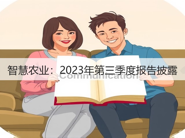 智慧农业:2023年第三季度报告披露(图2) 智慧农业:2023年第三季度报告披露(图2)