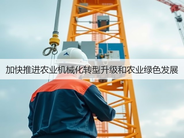 加快推进农业机械化转型升级和农业绿色发展(图2) 加快推进农业机械化转型升级和农业绿色发展(图2)