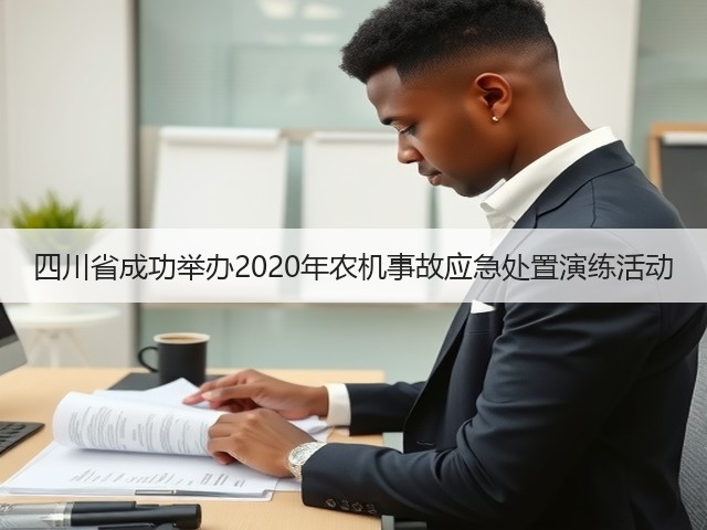 四川省成功举办2020年农机事故应急处置演练活动(图3)