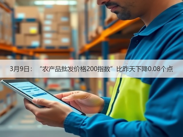 3月9日:“农产品批发价格200指数”比昨天下降0.08个点(图1) 3月9日:“农产品批发价格200指数”比昨天下降0.08个点(图1)