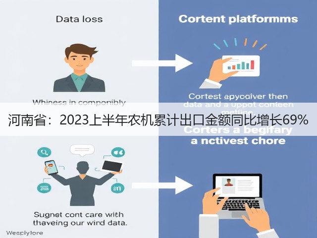 河南省：2023上半年农机累计出口金额同比增长69%(图1)