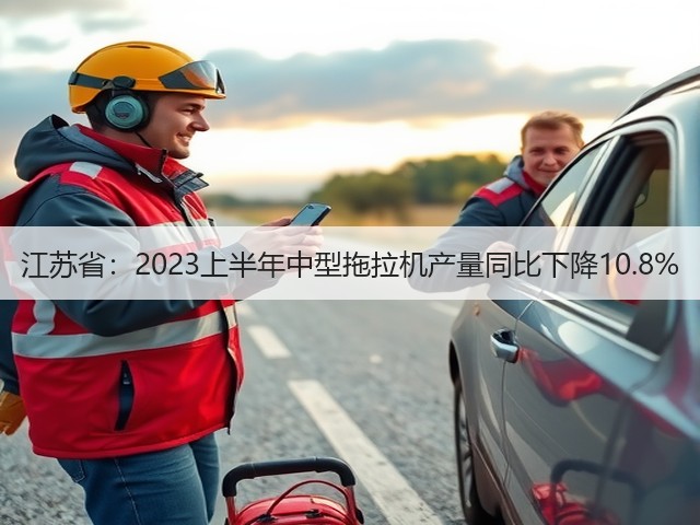 江苏省：2023上半年中型拖拉机产量同比下降10.8%(图1)