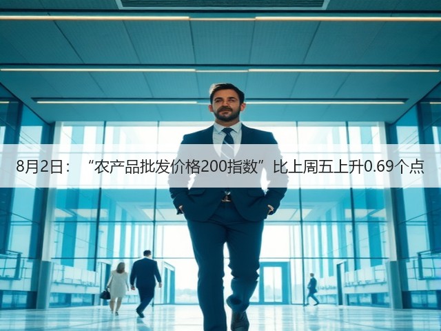 8月2日：“农产品批发价格200指数”比上周五上升0.69个点(图1)