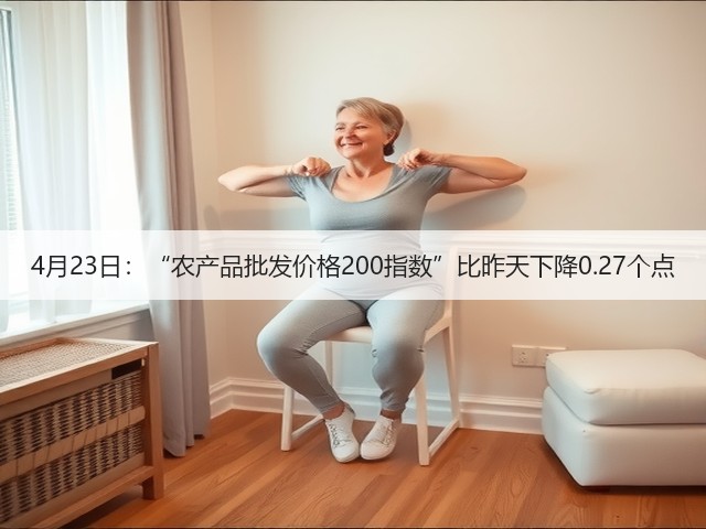 4月23日:“农产品批发价格200指数”比昨天下降0.27个点(图1) 4月23日:“农产品批发价格200指数”比昨天下降0.27个点(图1)
