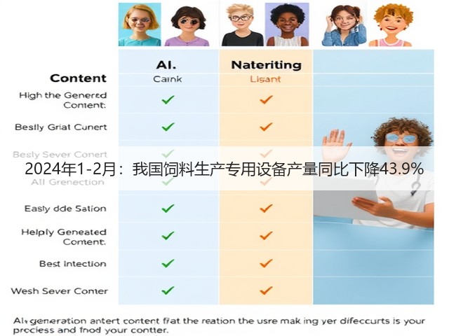2024年1-2月:我国饲料生产专用设备产量同比下降43.9%(图1) 2024年1-2月:我国饲料生产专用设备产量同比下降43.9%(图1)