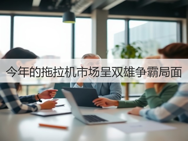 今年的拖拉机市场呈双雄争霸局面(图2)