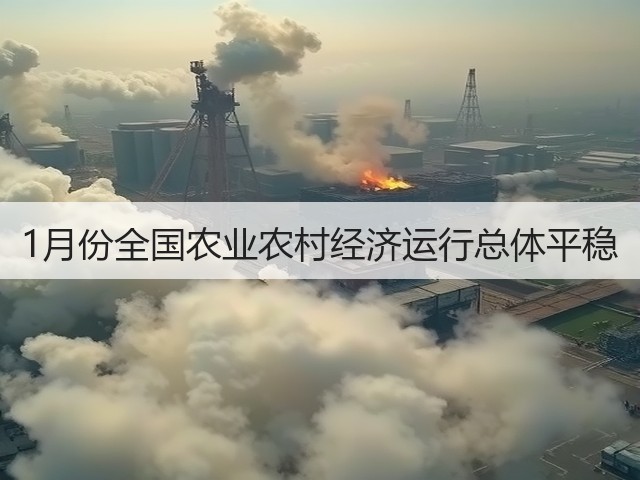 1月份全国农业农村经济运行总体平稳(图3) 1月份全国农业农村经济运行总体平稳(图3)