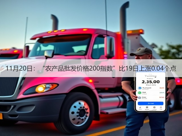 11月20日:“农产品批发价格200指数”比19日上涨0.04个点(图3) 11月20日:“农产品批发价格200指数”比19日上涨0.04个点(图3)