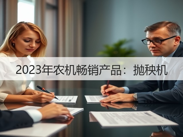 2023年农机畅销产品：抛秧机(图3)