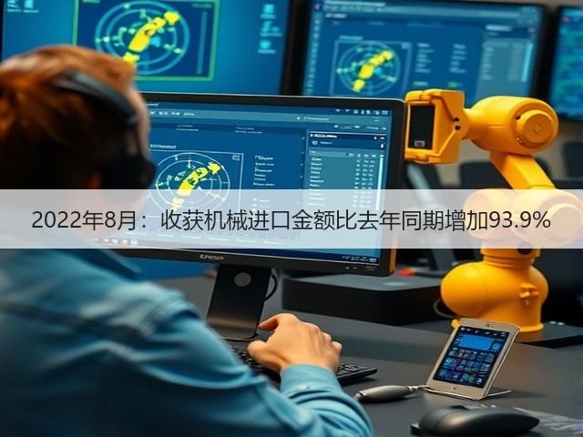 2022年8月:收获机械进口金额比去年同期增加93.9%(图2) 2022年8月:收获机械进口金额比去年同期增加93.9%(图2)