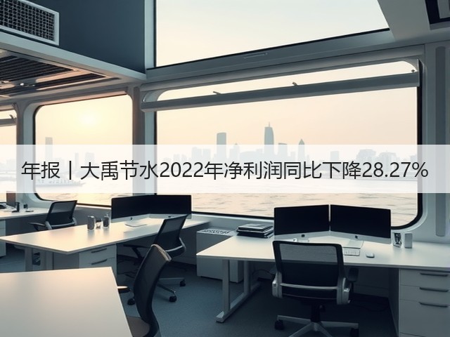 年报丨大禹节水2022年净利润同比下降28.27%(图3) 年报丨大禹节水2022年净利润同比下降28.27%(图3)