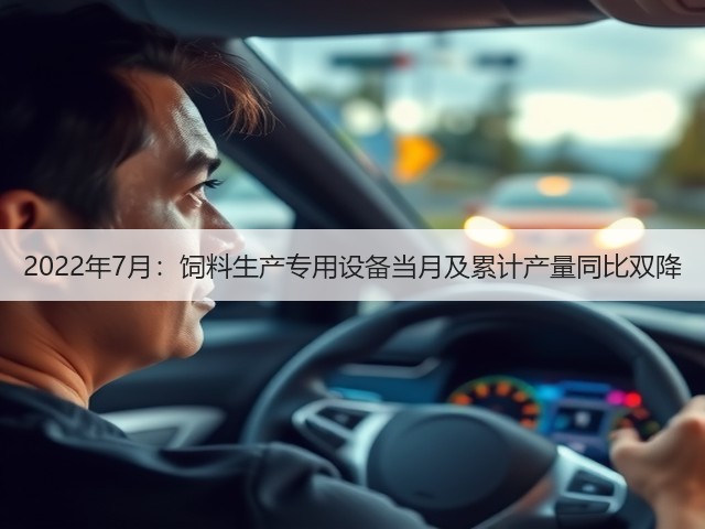 2022年7月:饲料生产专用设备当月及累计产量同比双降(图2) 2022年7月:饲料生产专用设备当月及累计产量同比双降(图2)