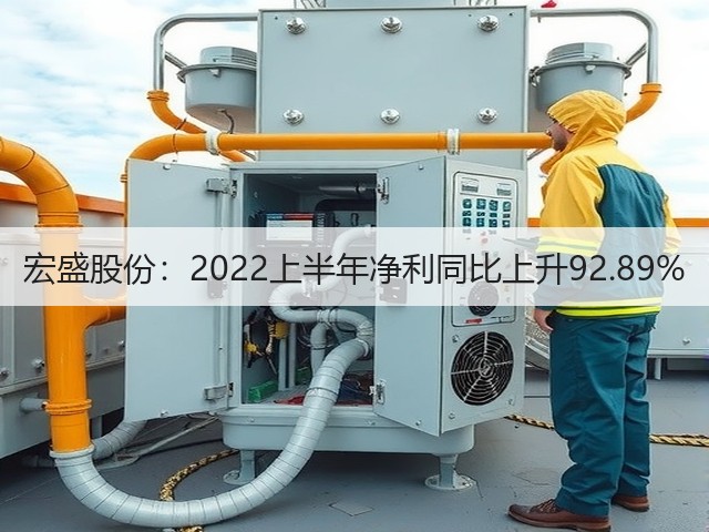 宏盛股份：2022上半年净利同比上升92.89%(图1)