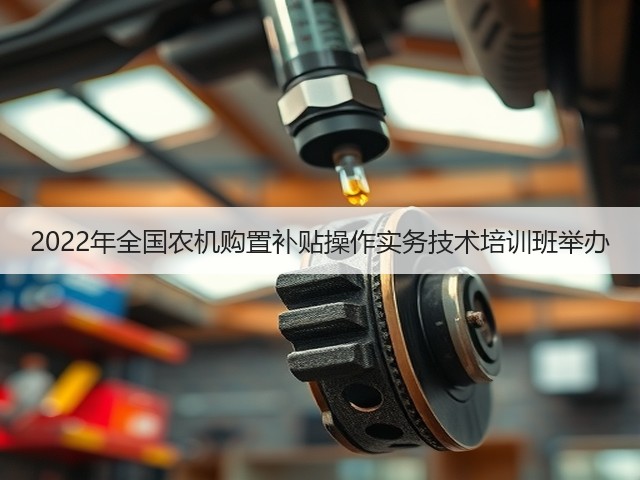 2022年全国农机购置补贴操作实务技术培训班举办(图3) 2022年全国农机购置补贴操作实务技术培训班举办(图3)